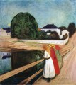 the girls on the bridge 1901 Edvard Munch